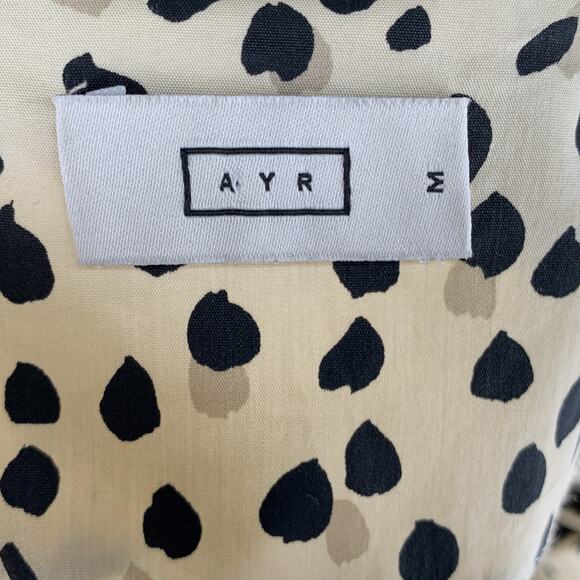 AYR The Extra Extra Soft Spot Animal Leopard Print Smocked Midi Dress - Picture 8 of 9